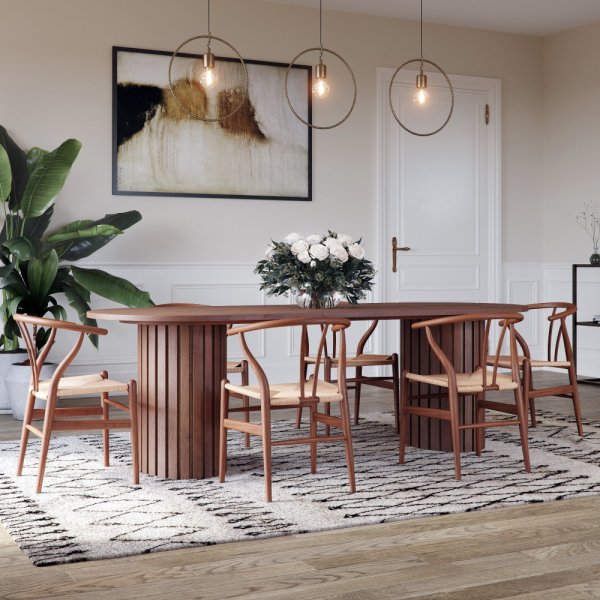 PiPi ovaler Esstisch 240 cm - Walnuss PiPi ovaler Esstisch 240 cm - Walnuss