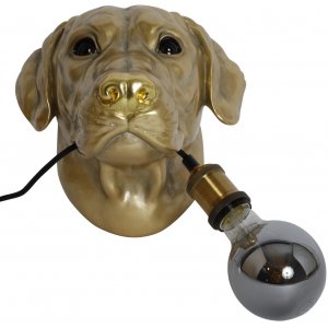 Hundewandlampe - Gold