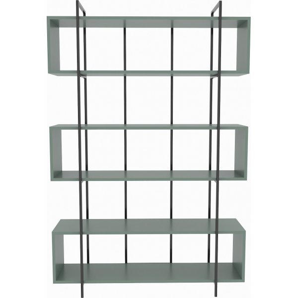 Bruti Bücherregal - Grün/Schwarz Bruti Bücherregal - Grün/Schwarz