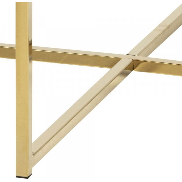 Alisma Couchtisch - gold/brauner Marmor Alisma Couchtisch - gold/brauner Marmor