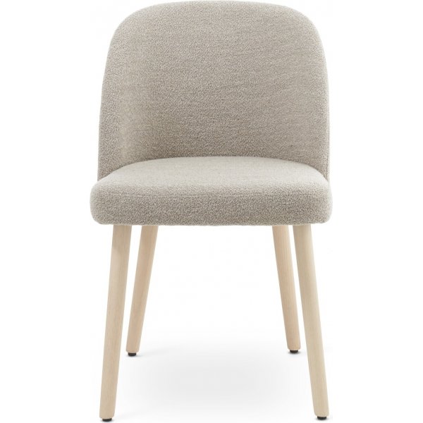 Anne Esszimmerstuhl - Beigefarbenes Bouclé Anne Esszimmerstuhl - Beigefarbenes Bouclé