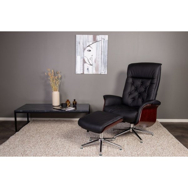 Duffy Couchtisch - Schwarz / Schwarzer Marmor Duffy Couchtisch - Schwarz / Schwarzer Marmor