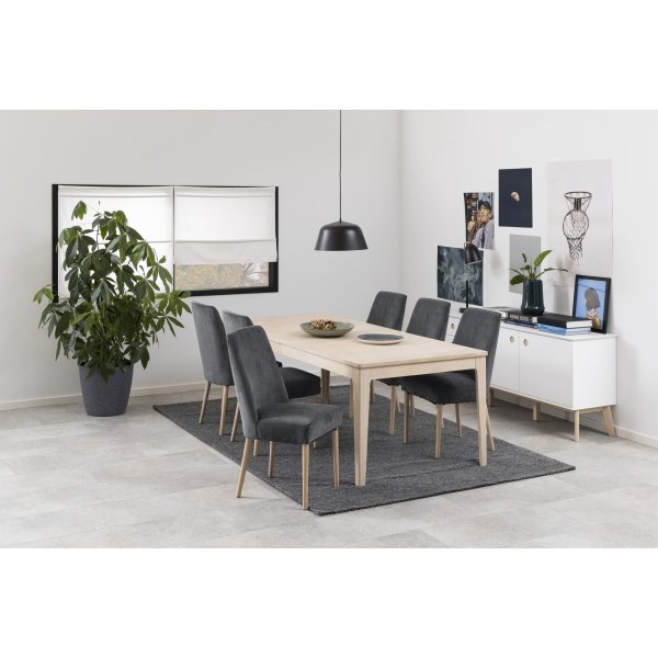 Northwood Esstisch 220 cm - Weiß pigmentierte Eiche Northwood Esstisch 220 cm - Weiß pigmentierte Eiche