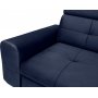 Matras Ecksofa mit offenem Ende rechts - Blau