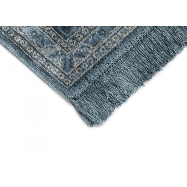 Viskoseteppich Casablanca Kashan - blau