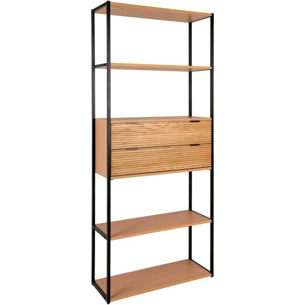 Minato Bücherregal - Esche/Schwarz Minato Bücherregal - Esche/Schwarz