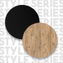 Style Stehtisch 120 x 51,6 cm - Kiefer/schwarz