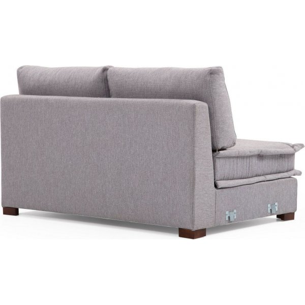 Diwansofa Lena - Hellgrau