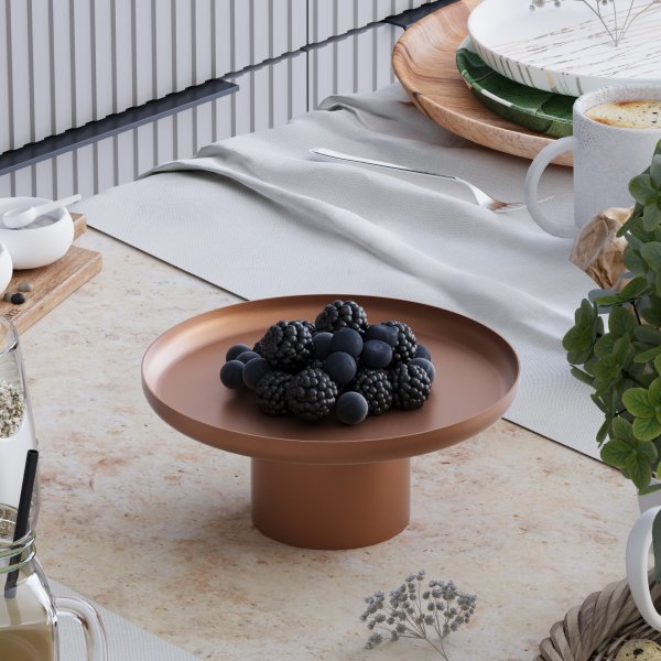 Nisiros dekorative Schale - Kupfer