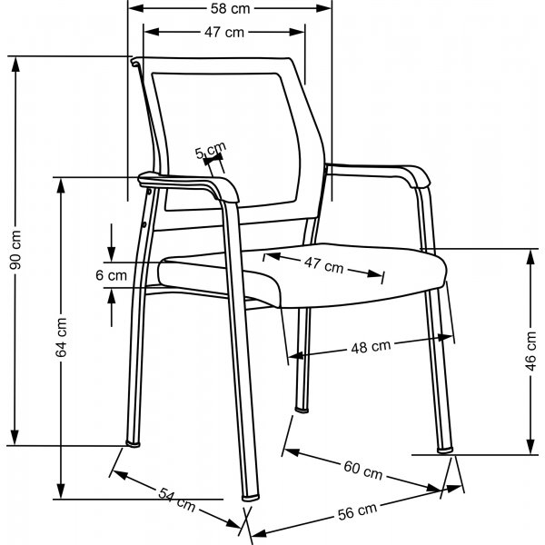Bergen-Sessel - Schwarz Bergen-Sessel - Schwarz
