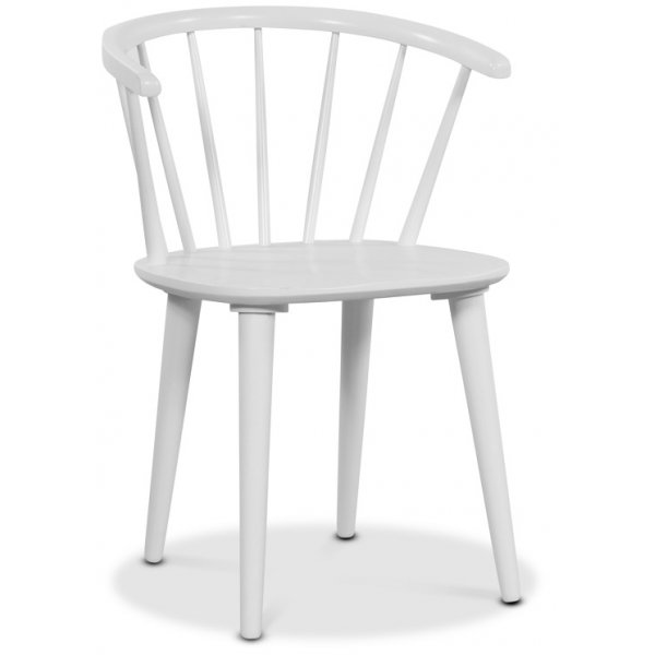 Esstischgruppe Mellby Tisch mit 6 weißen Fredrik Pinnstolar mit Gestell Esstischgruppe Mellby Tisch mit 6 weißen Fredrik Pinnstolar mit Gestell