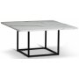 Sintorp Couchtisch 90 x 90 cm - Weier Marmor (Exklusivlaminat) + Fleckentferner fr Mbel
