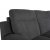 Ecksofa Salem aus grauem Stoff