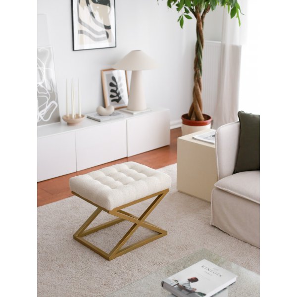 Altin Hocker - Creme
