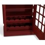 Barschrank Telefonzelle - Rot