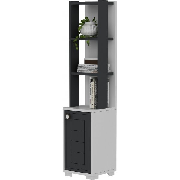 Canard Bcherregal - Wei/Anthrazit