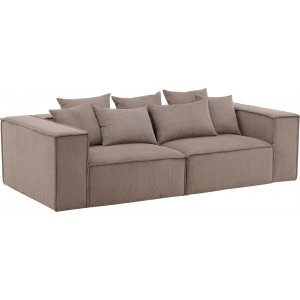 Gillholmen 3-Sitzer-Sofa - Brauner Kordsamt