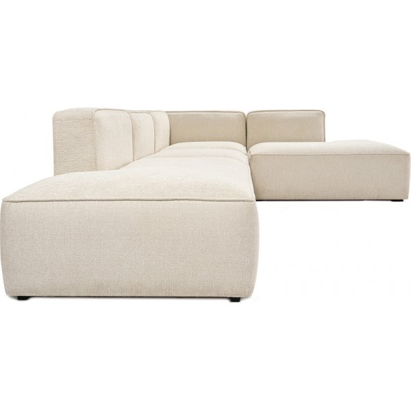 Mehr Ecksofa mit offenen Enden rechts - Creme
