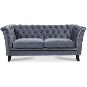 Milton Chesterfield 2-Sitzer Sofa - Farbe whlbar!