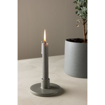 Bette Kerzenstnder 12 x 5 cm - Grau