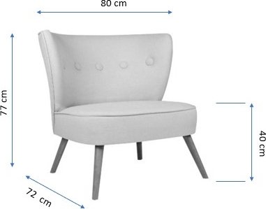 Bienville Sessel - Blau