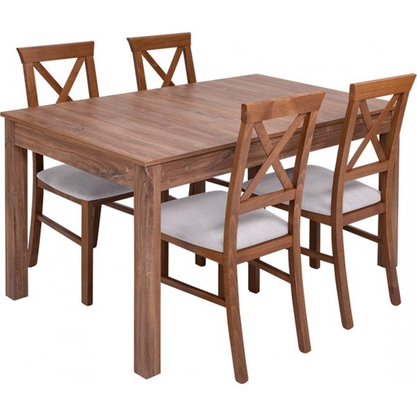 Allan Esszimmerstuhl - Grau/Stirling Eiche Allan Esszimmerstuhl - Grau/Stirling Eiche