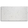 Terrazzo Couchtisch 75x75cm - Bianco Terrazzo & Fukreuz Chrom