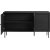 Menu schwarzes Sideboard 140 cm