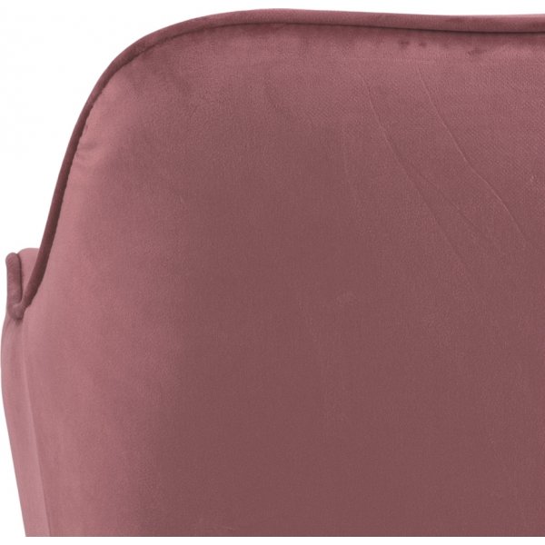 Brooke Sessel - Rosa/Eiche Brooke Sessel - Rosa/Eiche