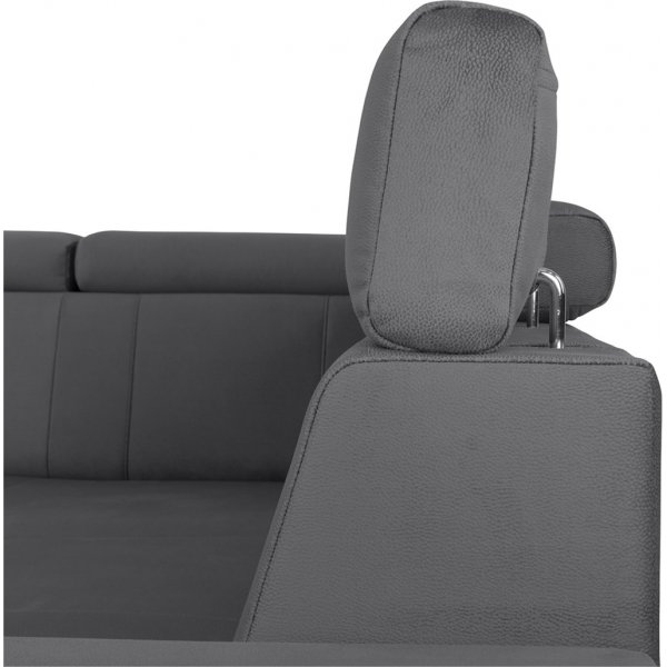 Lone Ecksofa links - Grau