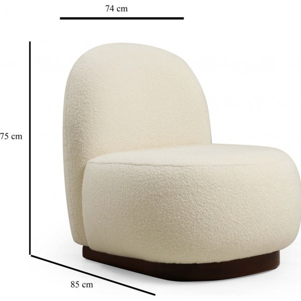 Sessel Tina - Weiß Sessel Tina - Weiß