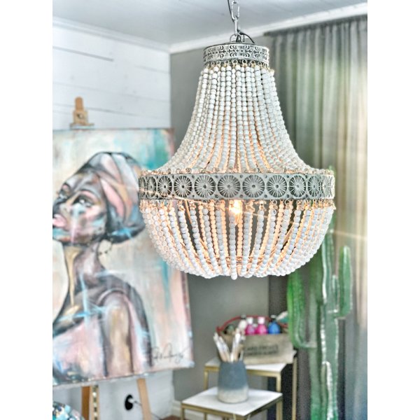 Ball Licht Signum Deckenleuchte - (leichte Holzkugeln)