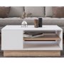 Camilla Couchtisch 90 x 60 cm - Eiche/wei