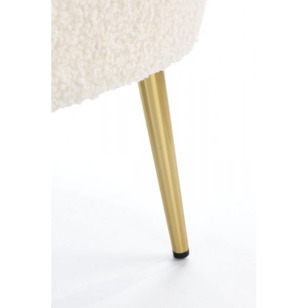 Bandera Sessel - Cremeweiß/Gold Bandera Sessel - Cremeweiß/Gold