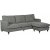 Howard Watford Deluxe Diwansofa - Dunkelgrau