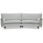 Howard 4-Sitzer-geschwungenes Sofa 295 cm - Grau