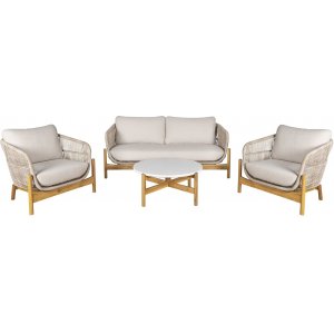 Terracina Lounge-Set - Braun/Beige