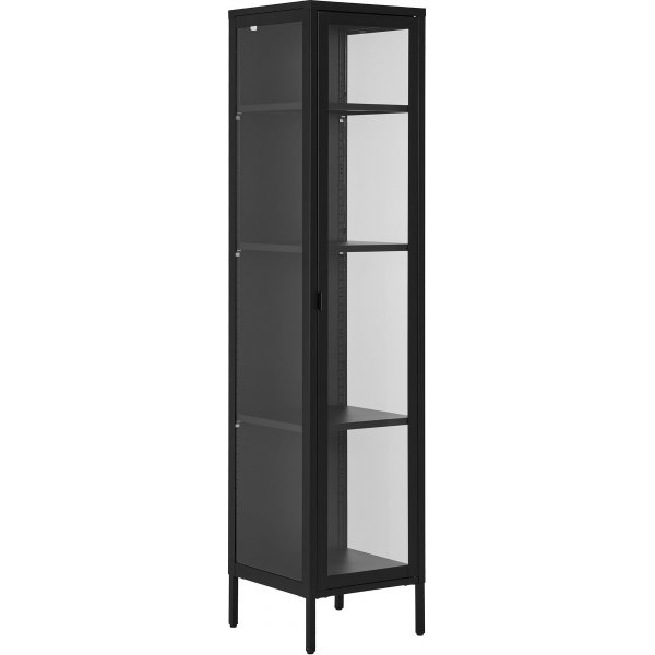 Brisbane Vitrine 40x35x180 cm - Schwarz