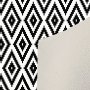 Intersect-Teppich 120 x 180 cm - Schwarz/Wei