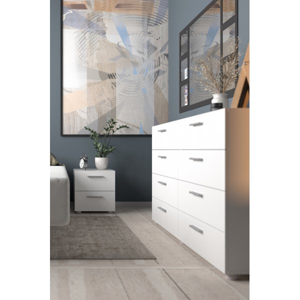 Pepe Nachttisch - Weiß Pepe Nachttisch - Weiß