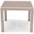 Urbanite Caf-Gruppe mit Tisch 50 x 50 cm und 2 stapelbaren Esszimmersthlen - Beige