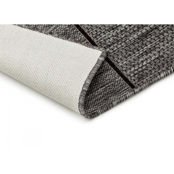 Flachgewebte Matte Matthews - Grau/Schwarz