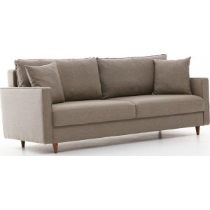 Eca 3-Sitzer Schlafsofa - Cremewei