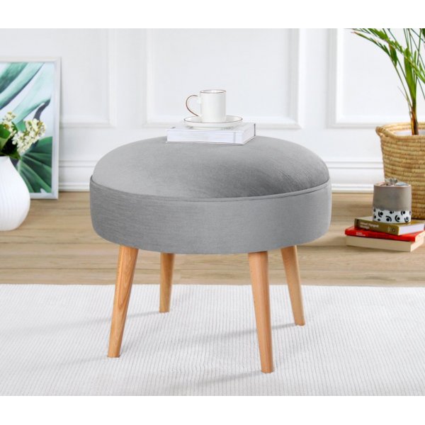Romley Pouf - Grau Romley Pouf - Grau