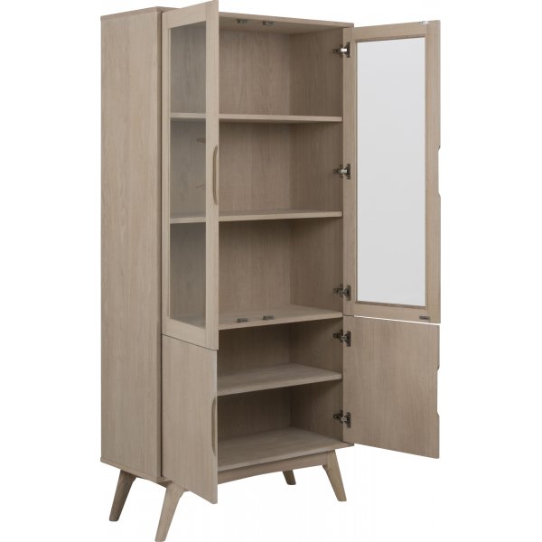Marte Vitrine 94 cm - Eiche