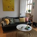 Kundenbild Accent Couchtisch rund 85 - weißer marmor/Messingfarben