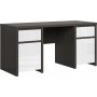 Kaspischer Schreibtisch 160 x 65 cm - Wenge/Wei