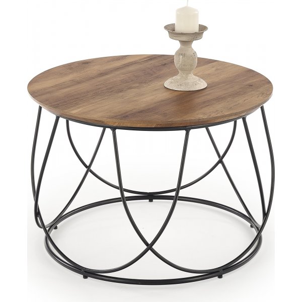 Bobby Couchtisch - Walnuss/Schwarz Bobby Couchtisch - Walnuss/Schwarz