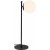 Fas Tischlampe opal - Schwarz