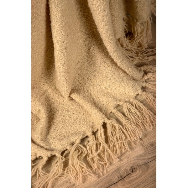 Steinplaid 130x170 cm - Sand